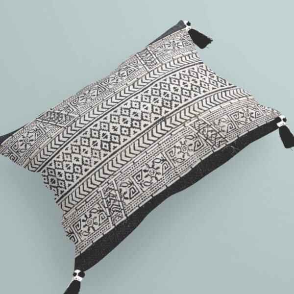 Borders Geometric Folkloric Pillow Cover