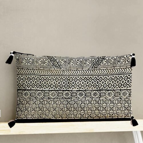Geometric Big Pillow Covers With Embroidery