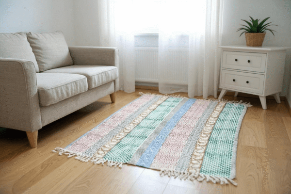 Cotton Blend Handblock Printed Kaleen