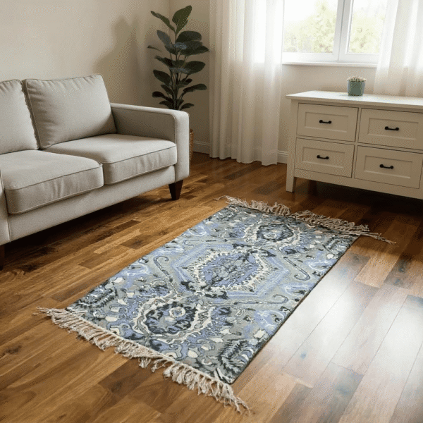 Greek Geometric Printed Kaleen