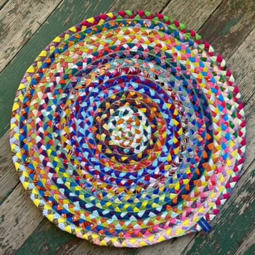 Multicolour Threaded Jute Rugs