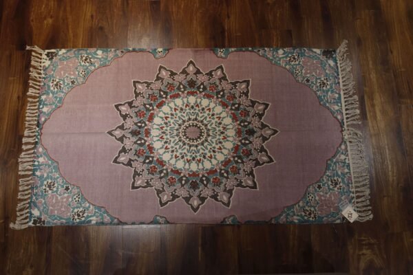 Lavender & Red Kashmiri Printed Kaleen
